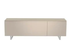TV Board Nicolo Phono | Sand, matt, Kufen/ Alufarben