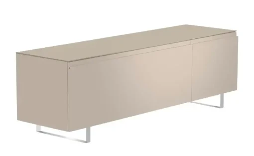 TV Board Nicolo Phono | Sand, matt, Kufen/ Alufarben