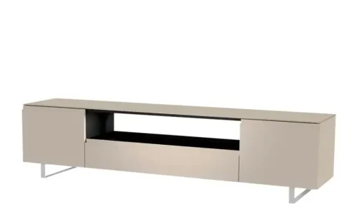 TV Board Nicolo Phono | Sand, matt, Kufen/ Alufarben