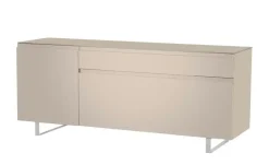 TV Board Nicolo Phono | Sand, matt, Kufen/ Alufarben