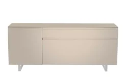 TV Board Nicolo Phono | Sand, matt, Kufen/ Alufarben