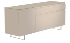 TV Board Nicolo Phono | Sand, matt, Kufen/ Alufarben