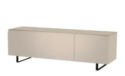 TV Board Nicolo Phono | Sand, matt, Kufen/ Schwarz
