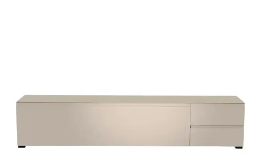 TV Board Nicolo Phono | Sand, matt, Gleiter/ Schwarz