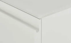 TV Board Nicolo Phono | Weiß, matt, Gleiter/ Schwarz