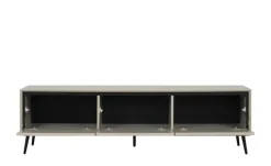TV-Lowboard Arluno | Sand, Schwarz | Möbel Höffner