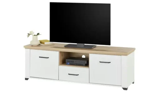 TV-Lowboard Assenza | Weiß, matt | Möbel Höffner