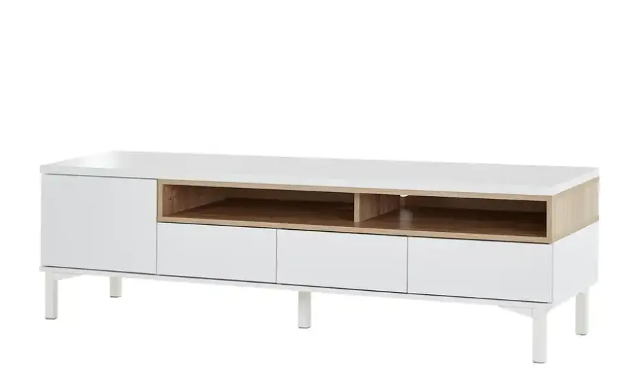 TV-Lowboard Case | Weiß, matt | Möbel Höffner