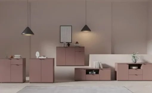 TV-Lowboard Gannano | Mauve | Möbel Höffner