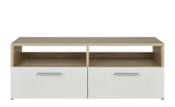 TV-Lowboard Rana | Weiß, Eiche Sonoma (Nachbildung)