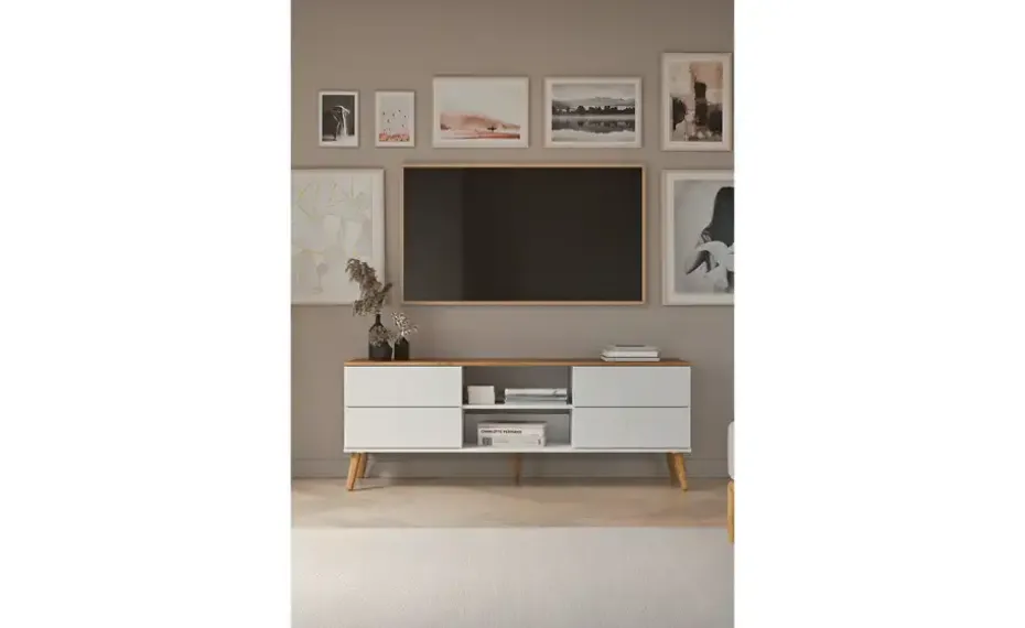 TV-Lowboard Scan | Weiß, matt | Möbel Höffner