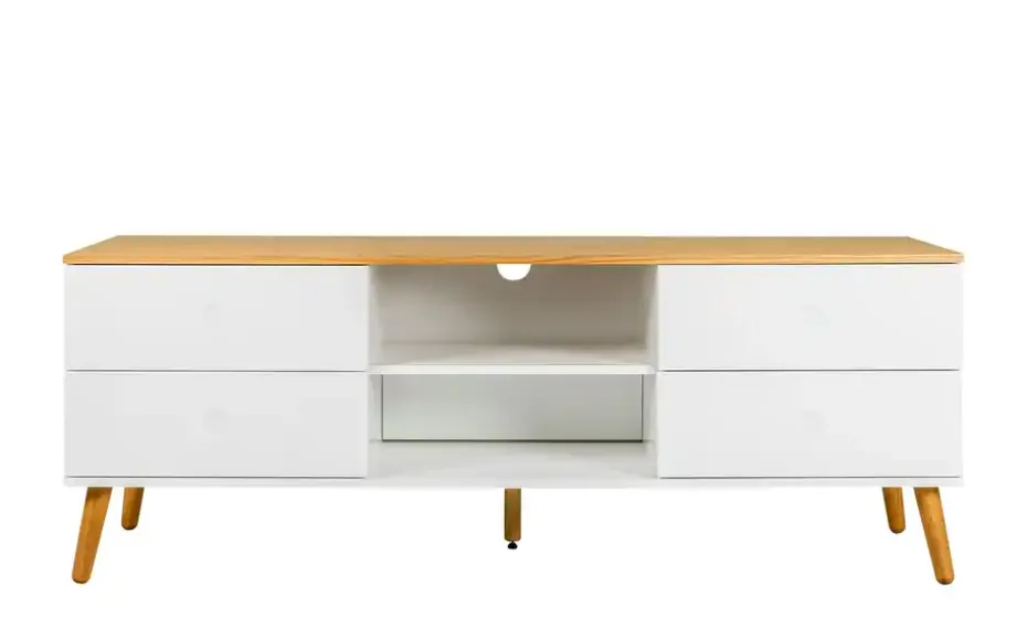 TV-Lowboard Scan | Weiß, matt | Möbel Höffner