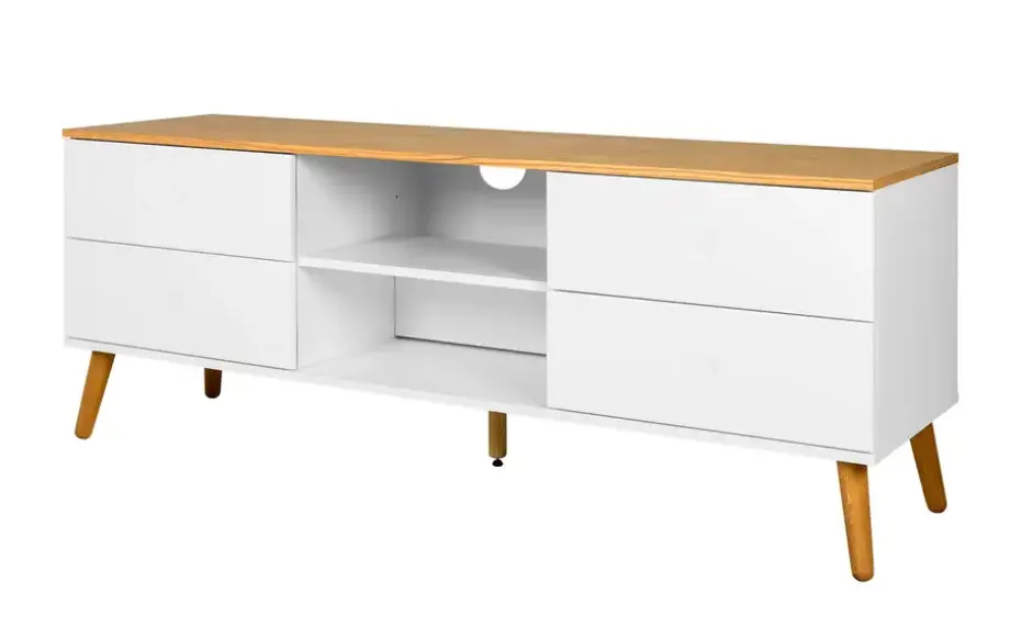 TV-Lowboard Scan | Weiß, matt | Möbel Höffner
