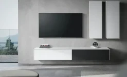 TV-Lowboard Stream Premium | Weiß, Schwarz | Höffner