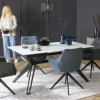 uno Armlehnstuhl drehbar Bianca | Blau | Möbel Höffner
