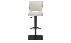 uno Barhocker in meliertem Webstoff Guido | Beige