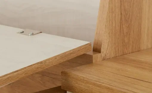 uno Bettanlage Keva | Bettgestell mit Nachtkommoden und Beleuchtung, 160 cm