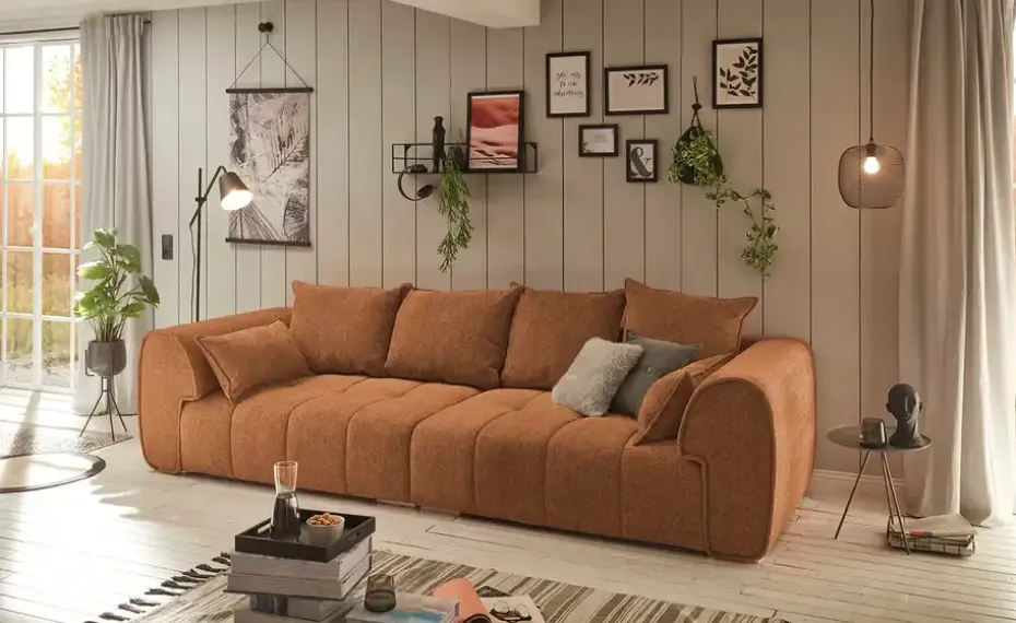 uno Big Sofa London | Cognacbraun | Möbel Höffner