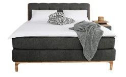 uno Boxspringbett Kaisa | Grau, 160 cm | Möbel Höffner