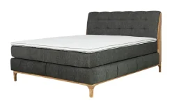 uno Boxspringbett Kaisa | Grau, 160 cm | Möbel Höffner