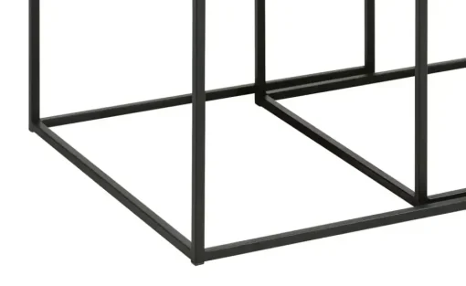 uno Couchtisch 2er-Set Simon | Mango (Nachbildung), Dunkelbraun