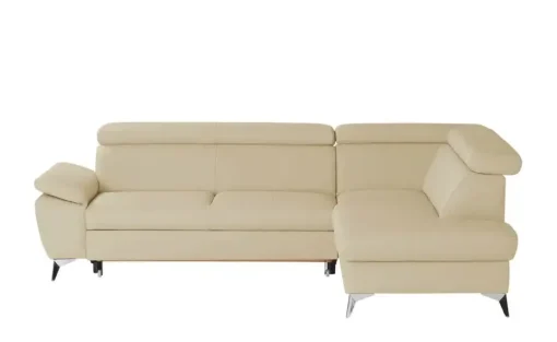 uno Ecksofa Apollo | Beige, rechts | Möbel Höffner