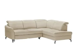 uno Ecksofa Basel | Ecru, rechts | Möbel Höffner