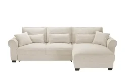 uno Ecksofa beidseitig montierbar Angelina groß | Creme