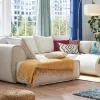 uno Ecksofa beidseitig montierbar London | Creme