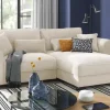 uno Ecksofa beidseitig montierbar Angelina klein | Creme