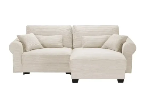 uno Ecksofa beidseitig montierbar Angelina klein | Creme