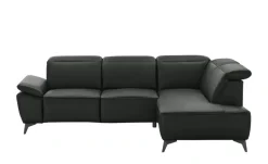 uno Ecksofa Belfast | Schwarz, Grundfunktion | Höffner