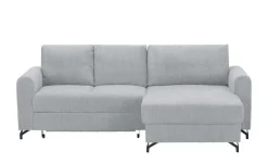 uno Ecksofa Cord Latina | Hellgrau, rechts | Höffner