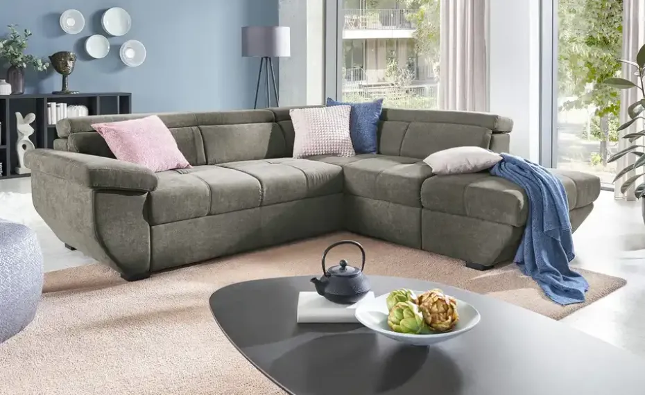 uno Ecksofa Formula | Grau, rechts | Möbel Höffner