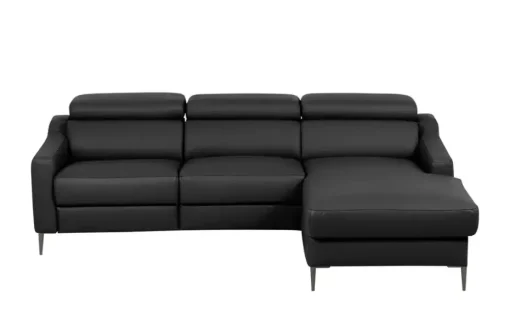 uno Ecksofa Malmo | Schwarz, rechts | Möbel Höffner