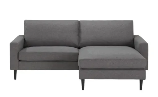 uno Ecksofa Milano | Webstoff, Anthrazit | Höffner
