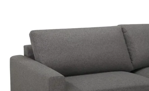 uno Ecksofa Milano | Webstoff, Anthrazit | Höffner
