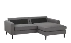 uno Ecksofa Milano | Webstoff, Anthrazit | Höffner