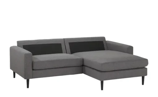 uno Ecksofa Milano | Webstoff, Anthrazit | Höffner