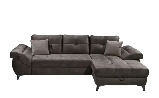 uno Ecksofa Nino | Dunkelbraun | Möbel Höffner