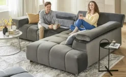 uno Ecksofa Origo | Anthrazit, rechts | Möbel Höffner