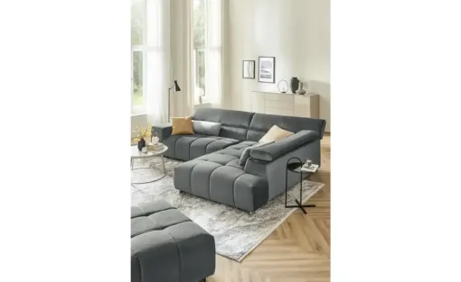 uno Ecksofa Origo | Anthrazit, rechts | Möbel Höffner