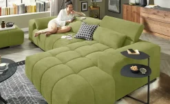 uno Ecksofa Origo | Grün, rechts | Möbel Höffner
