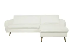 uno Ecksofa Salma | Weiß, rechts | Möbel Höffner