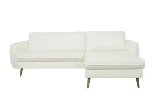 uno Ecksofa Salma | Weiß, rechts | Möbel Höffner