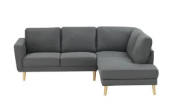 uno Ecksofa Scandi | Dunkelgrau, rechts | Möbel Höffner