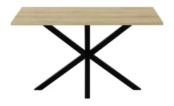 uno Esstisch Kent | Eiche (Nachbildung), Hellbraun, 138 cm