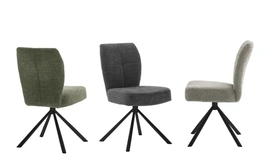 uno Esszimmerstuhl drehbar Kea | Anthrazit, Schwarz