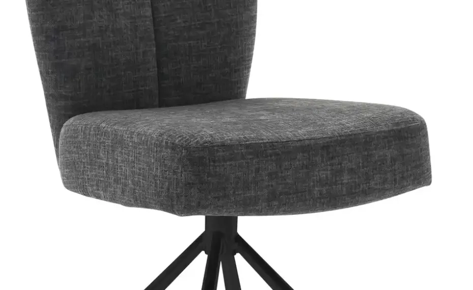 uno Esszimmerstuhl drehbar Kea | Anthrazit, Schwarz