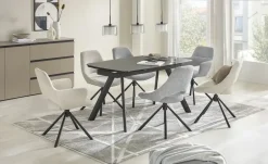 uno Esszimmerstuhl  drehbar Debby | Beige, Drehfunktion